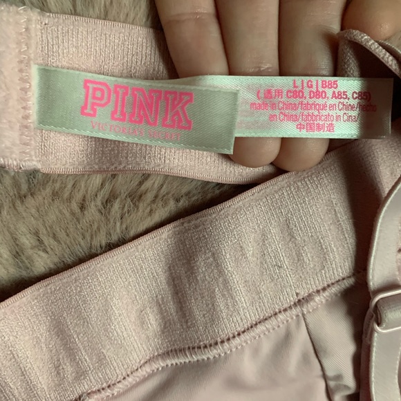 ⭐️PINK velvet bralette *FINAL PRICE* - Picture 4 of 4